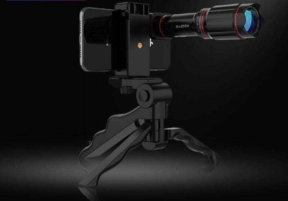 Ultra Crystal HD 32-fach Zoom Teleskop Handy Kameralinsen Set