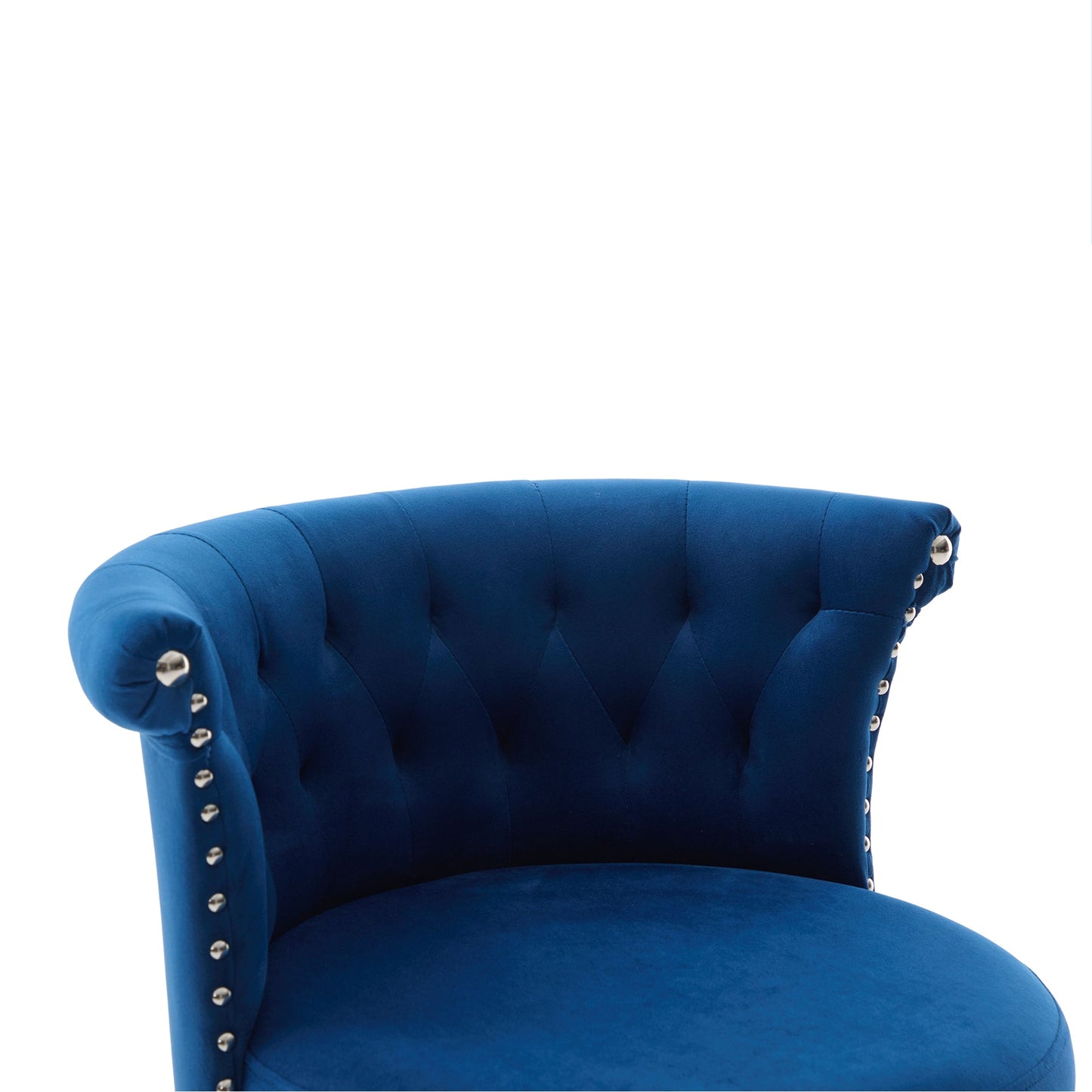 2er-Set Barhocker Samt, verstellbare drehbare Barhocker mit Silber