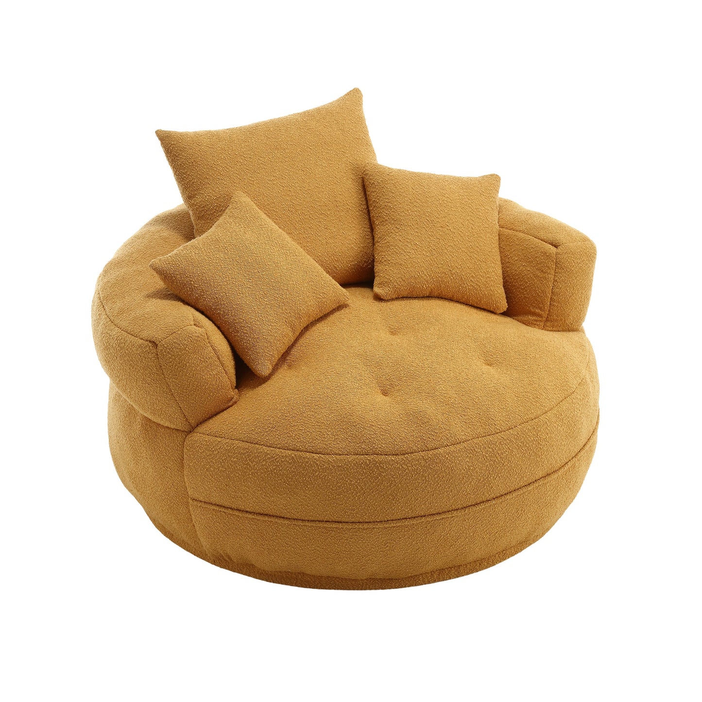 Chenille Sponge single sofa,No Assembly Required,Fluffy Modern Sleeper