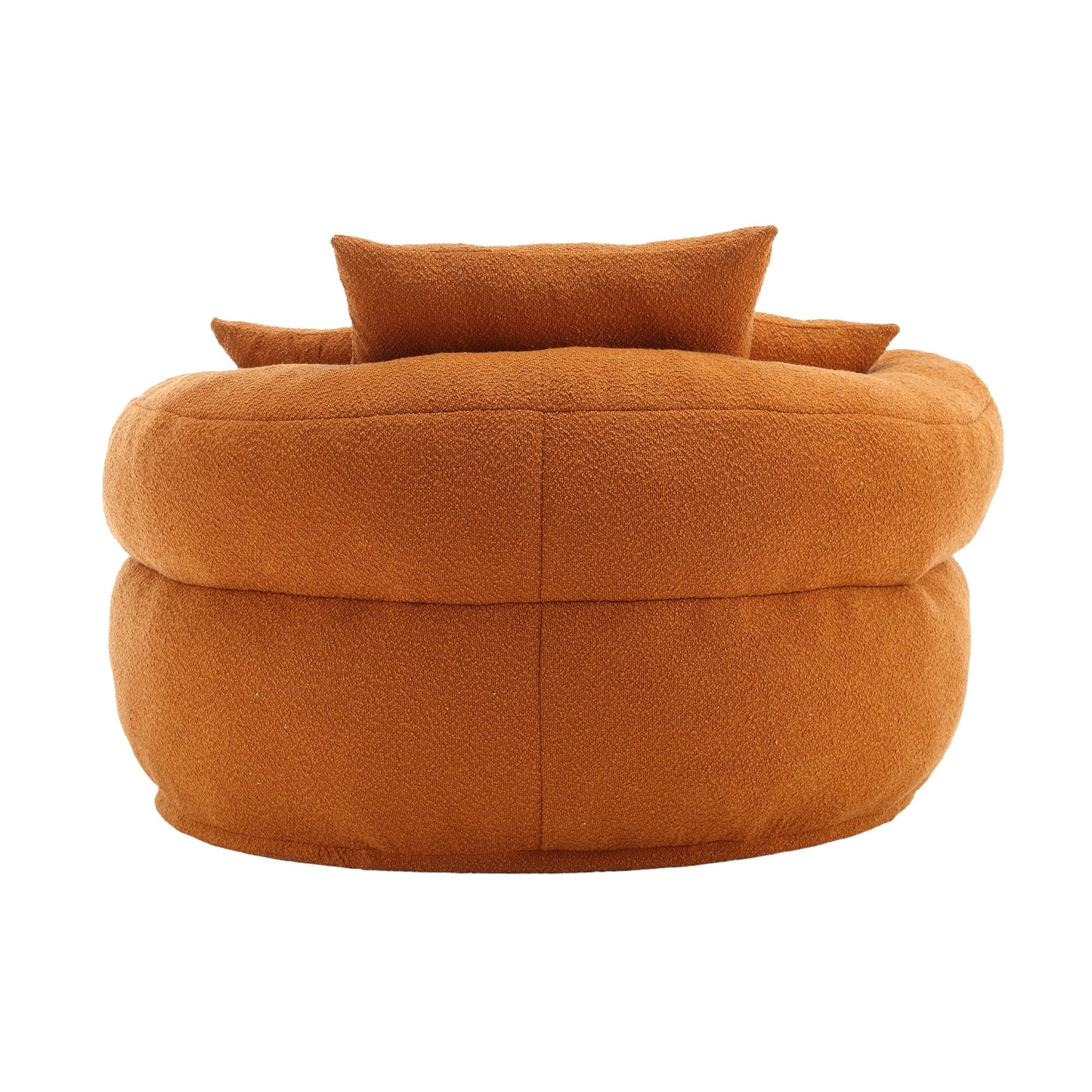 Chenille Sponge single sofa,No Assembly Required,Fluffy Modern Sleeper