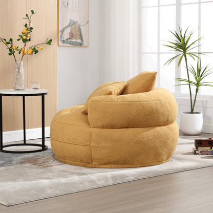 Chenille Sponge single sofa,No Assembly Required,Fluffy Modern Sleeper