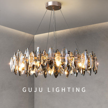 Elegant Contemporary Crystal Sleek Modern Pendant Lighting