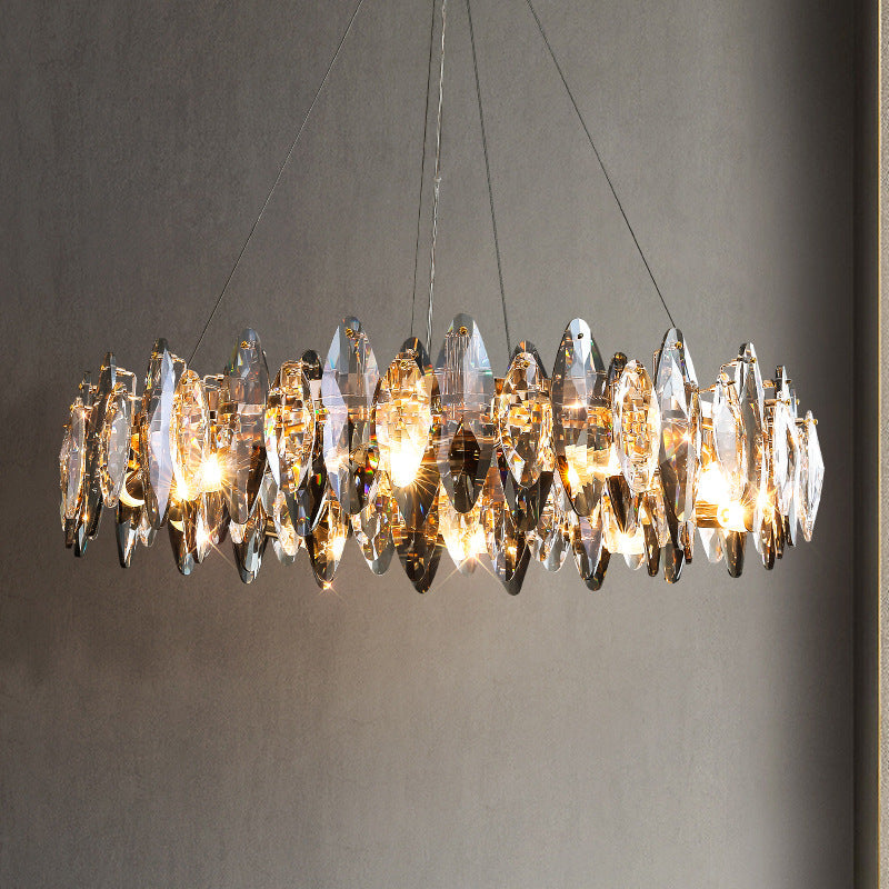 Elegant Contemporary Crystal Sleek Modern Pendant Lighting