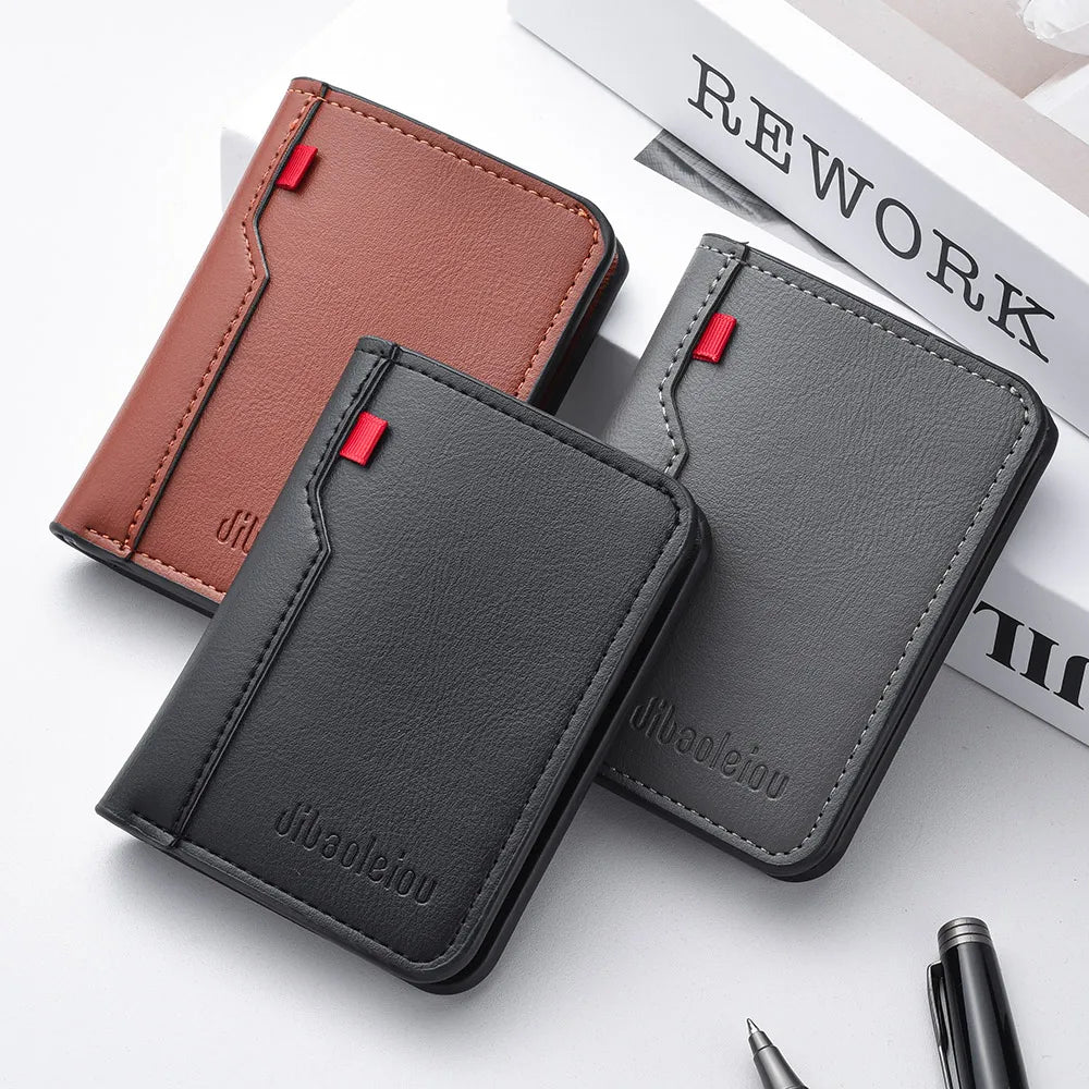 1Pc New Ultra-thin Mini Soft PU Leather Credit Card Wallet Holder
