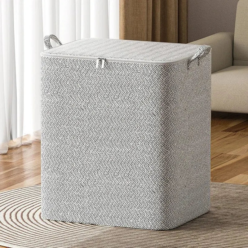 1pc Household Large Capacity Storage Bag Non-woven Material, Closet