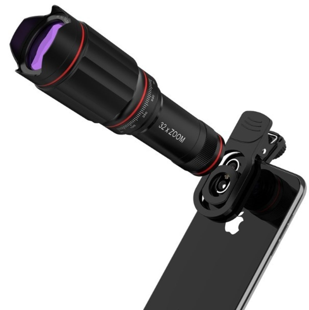 Ultra Crystal HD 32-fach Zoom Teleskop Handy Kameralinsen Set