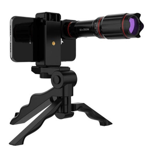 Ultra Crystal HD 32-fach Zoom Teleskop Handy Kameralinsen Set