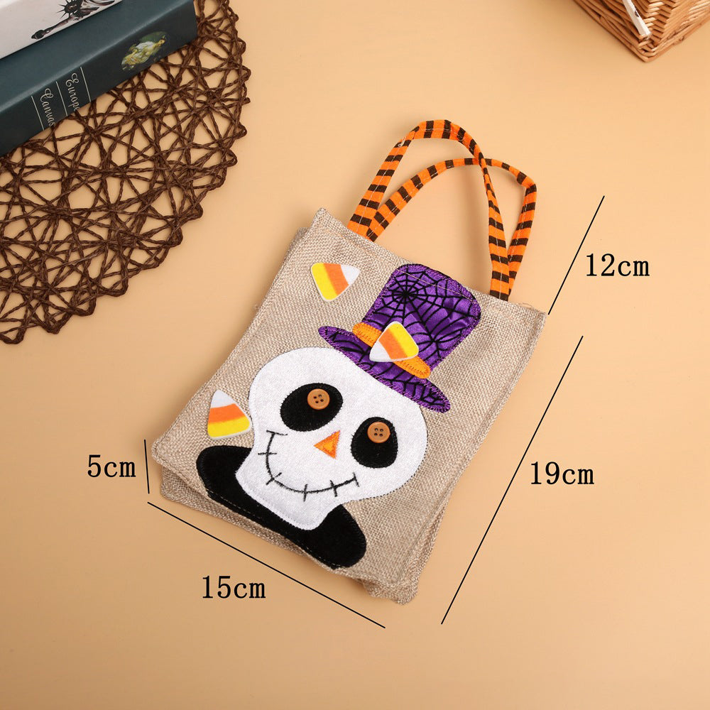 Halloween Decoration Trick or Treat Tote Candy Sacks Bags  for Kids