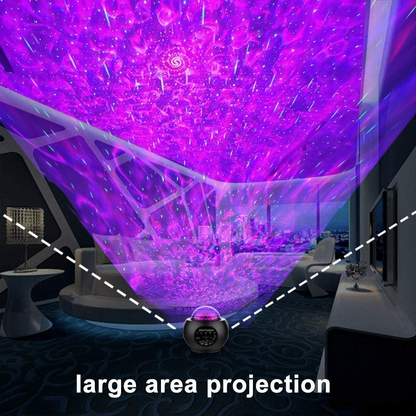 LED-Nachtlicht Sternenhimmel-Projektor mit kabellosem Bluetooth-Lautsprecher