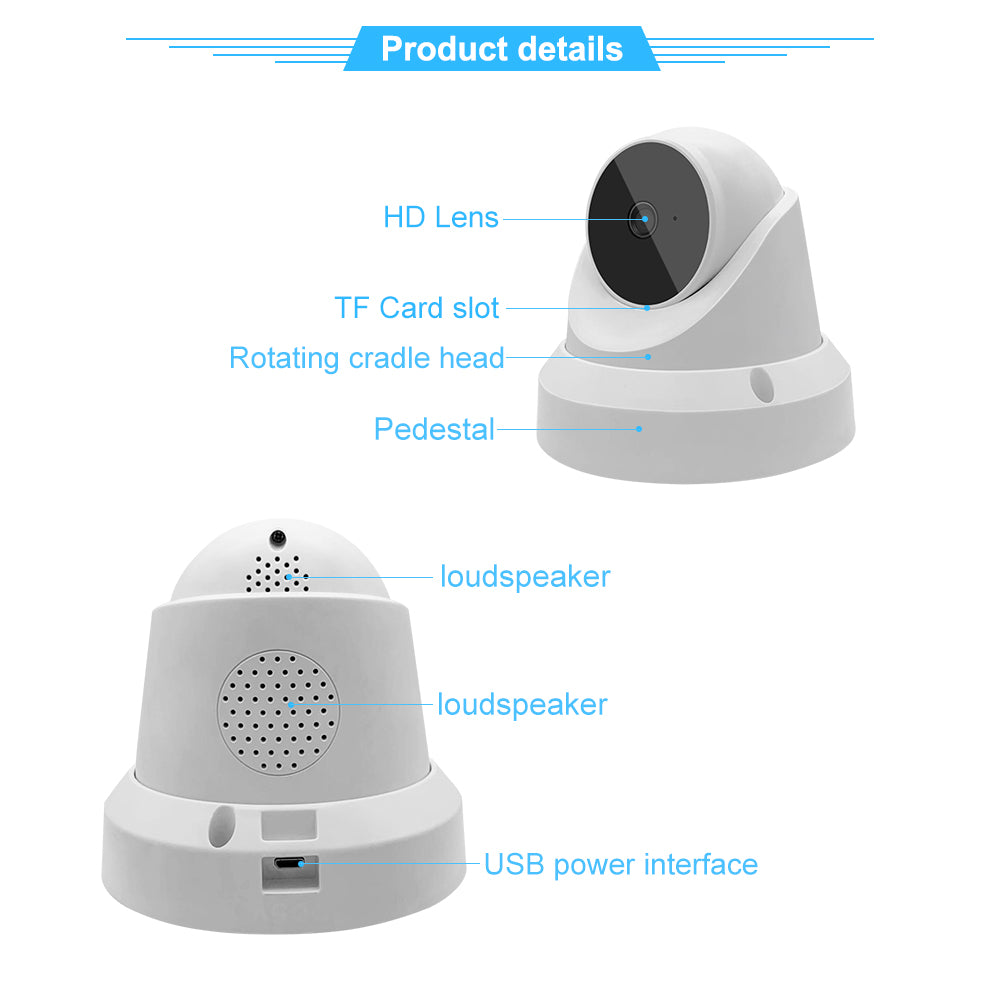 IP WLAN Kamera Babyphone Überwachungskamera