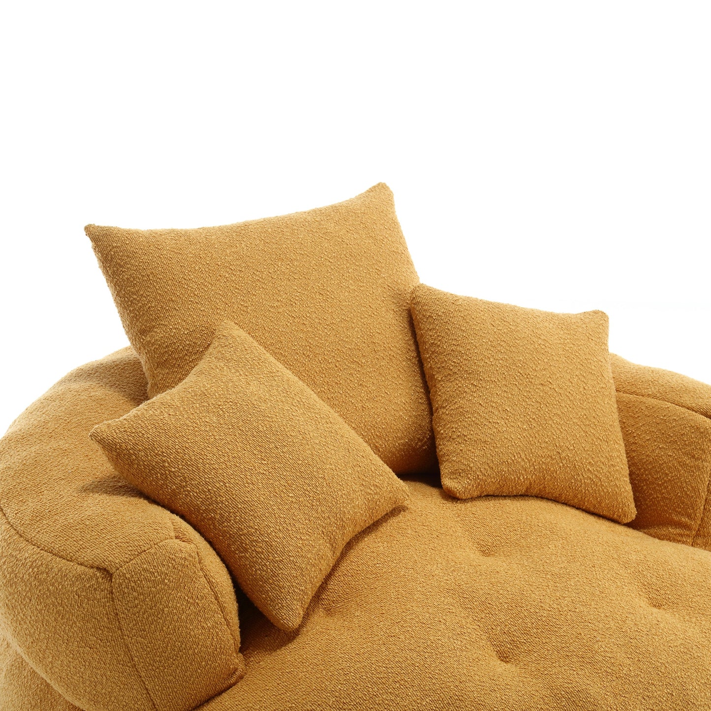 Chenille Sponge single sofa,No Assembly Required,Fluffy Modern Sleeper
