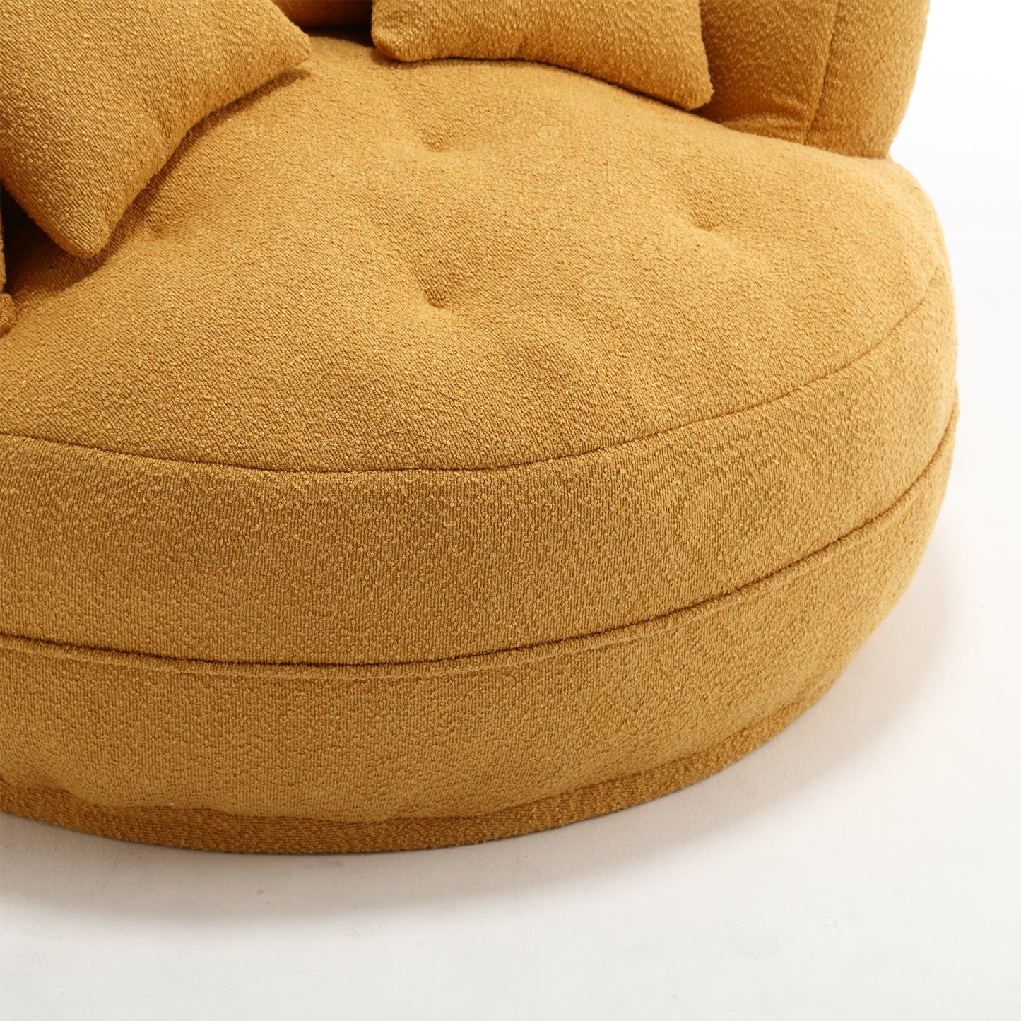 Chenille Sponge single sofa,No Assembly Required,Fluffy Modern Sleeper